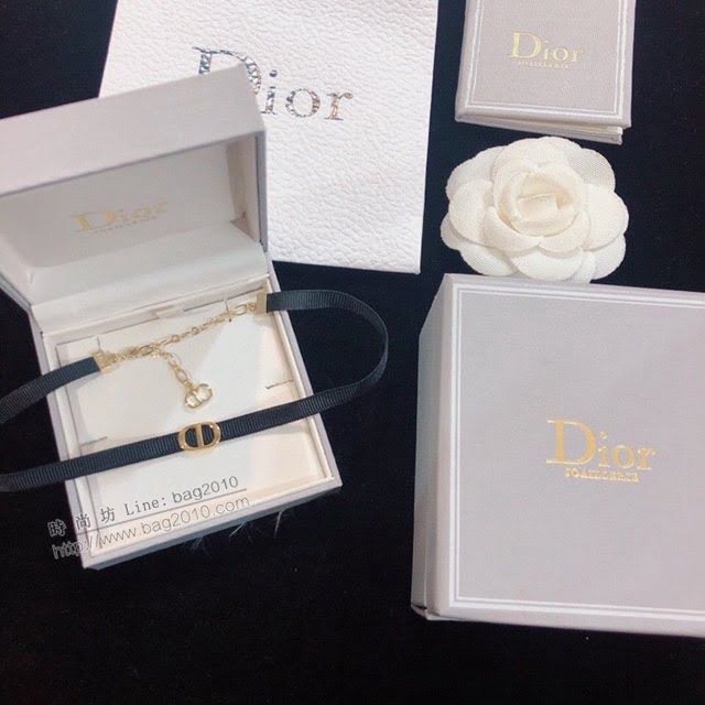 Dior飾品 迪奧經典熱銷款choker CD項鏈 頸鏈  zgd1175